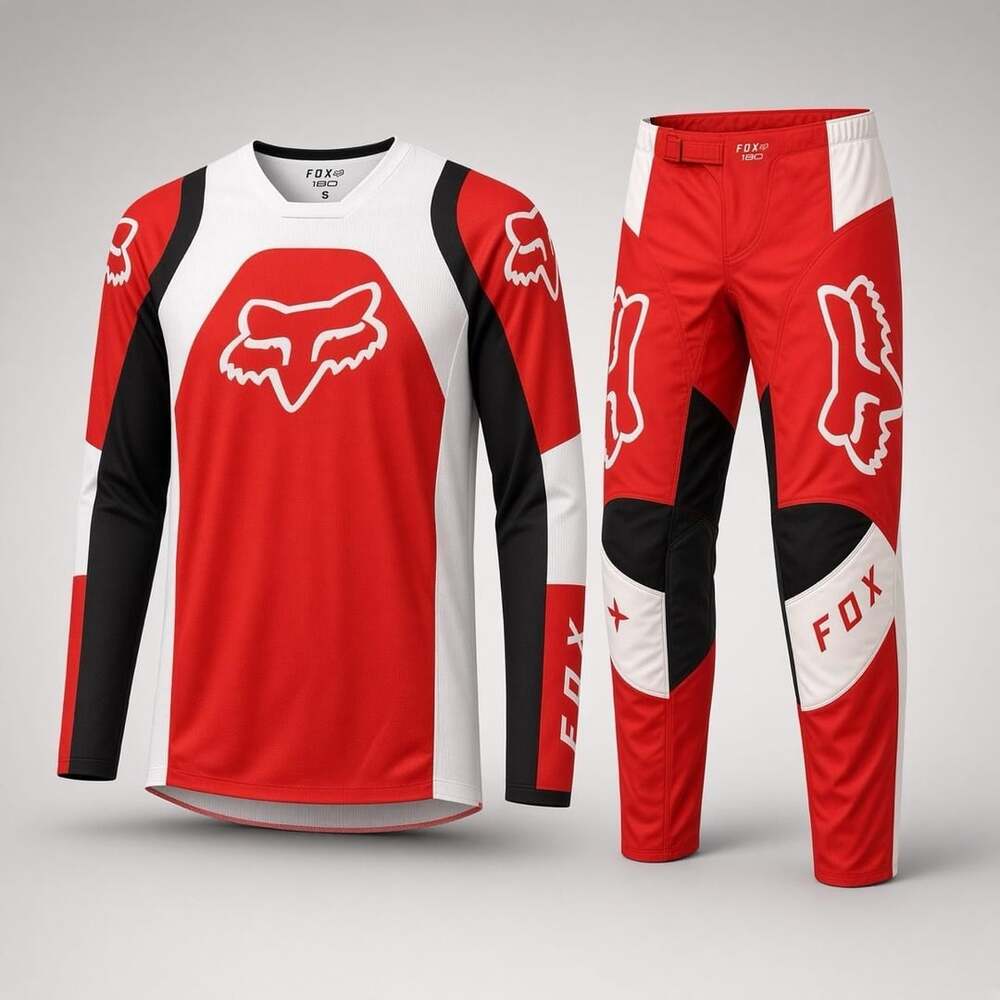 Fox Racing 180 Jersey Size S Pants 32 Motocross Gear Red White Black